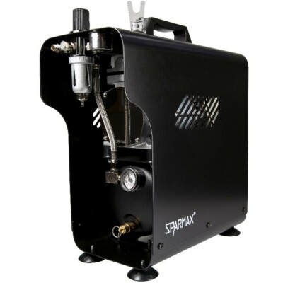 Airbrush Kompressor TC-620x 4bar 23-32L /min Tank 2,5L 2x 1/8 Zoll IG Sparmax