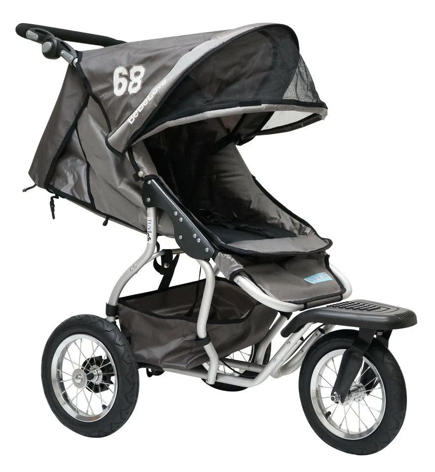 Bebelove Deluxe Single Jogging Stroller with Front Swivel Black Friday Sale - Image 3 of 4