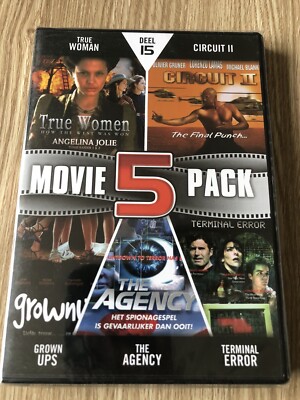 PACK 5 FILM TRUE WOMEN CIRCUIT II THE AGENCY GROWN UPS TERMINAL DVD NEU BLISTER