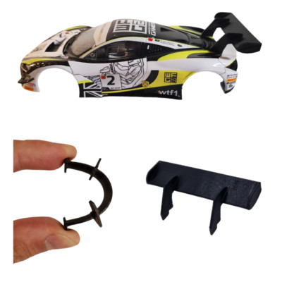 flexible Spoiler Carrera Digital 132 McLaren 720S GT3 Tuning Kleinteil Ersatz