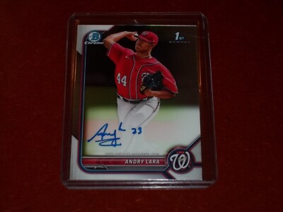 2022 Bowman Chrome Prospect Auto Andry Lara
