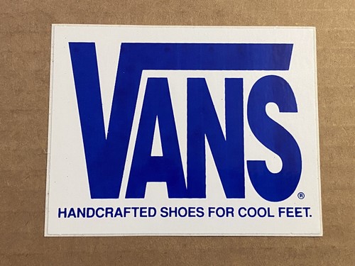 Vans Vintage Bmx Skateboarding Nos Dark Blue Sticker/Decal GT03070