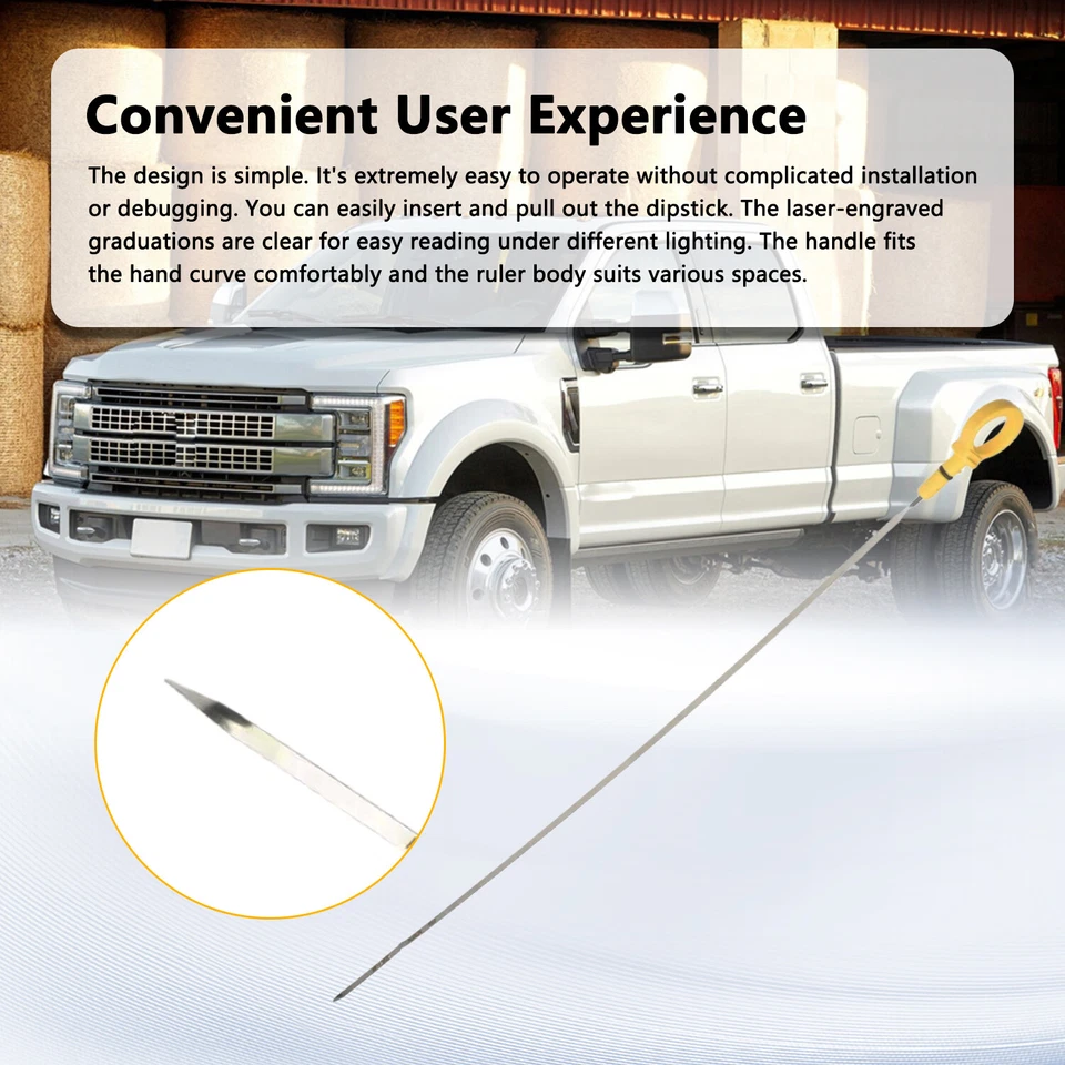 Vareta de nível de imersão de óleo para Ford F-450 F-550 Super Duty 6.7L Diesel 2011-2016 - Imagem 2 de 4