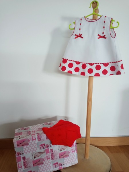 Vestido Bebe con braguita a juego