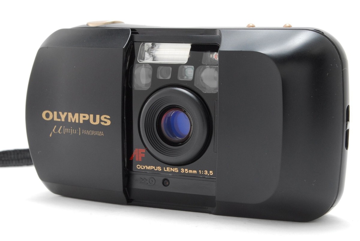 Olympus Mju zoom panorama■動作美品■フィルム　カメラ■ オリンパス 【中古】OLYMPUS μ[mju:] ZOOM PANORAMA コンパクト
