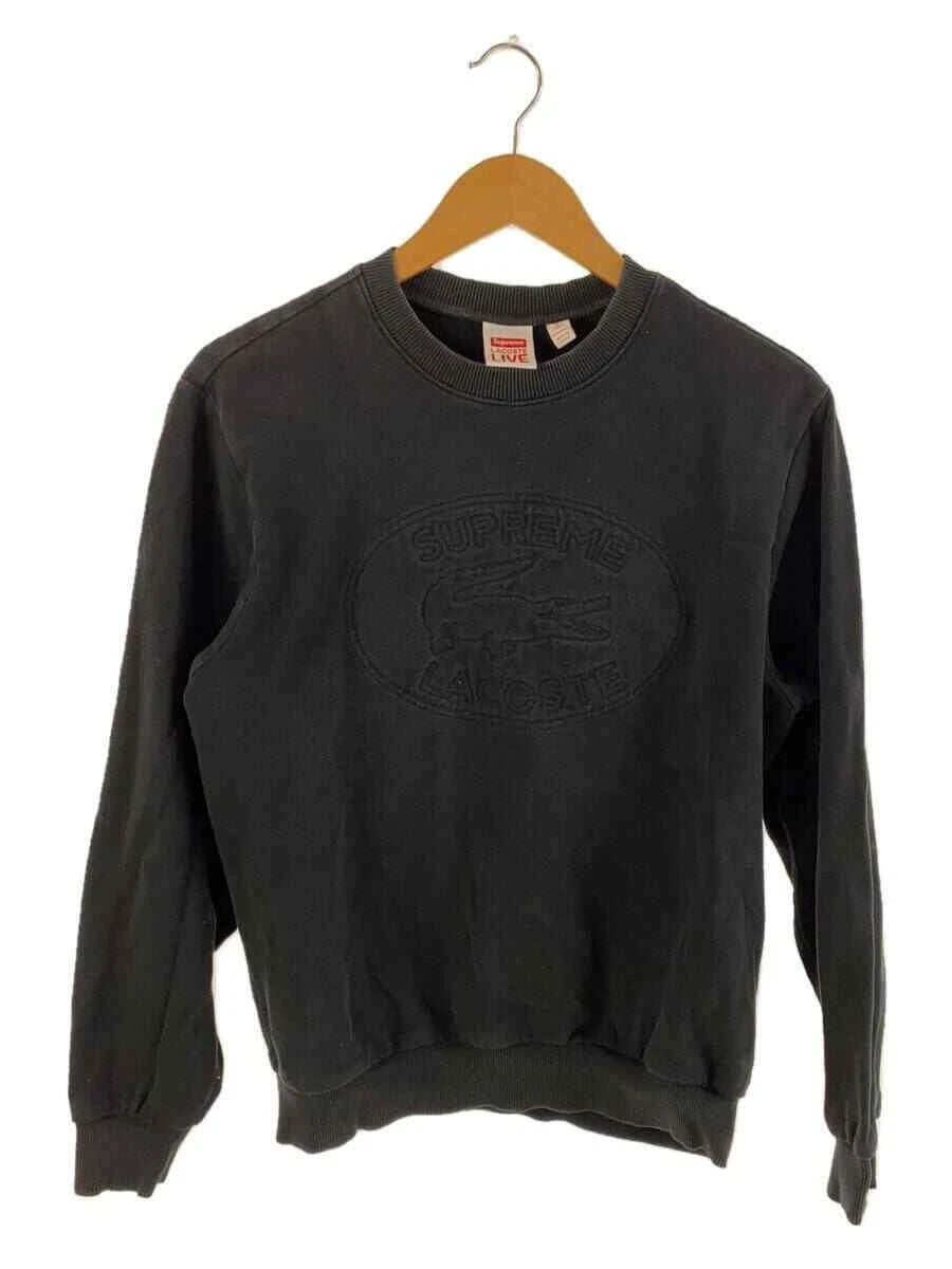 Sweat shirt Lacoste Supreme gris coton M d'occasion