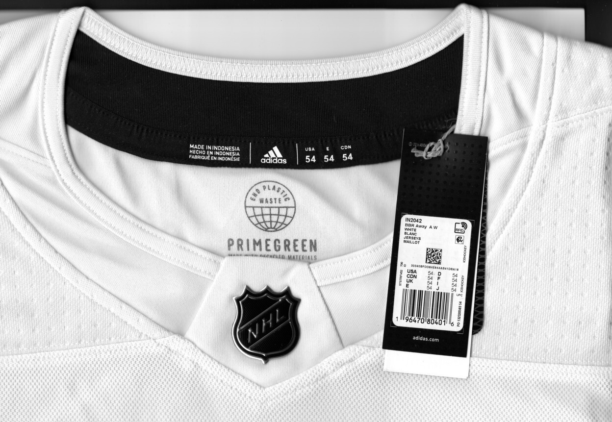 Boston Bruins 100th Anniversary size 54 XL white away Adidas Hockey