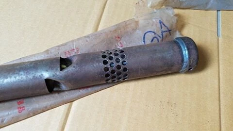 Kawasaki Muffler Baffle Tube GA2 GA3 GA5 NOS JP 725-100-1451 - Image 4 of 4