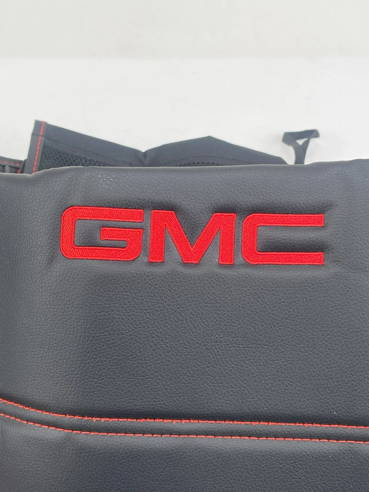 GMC Licensed  Leatherette Black Seat Cover  4 Yukon Sierra Acadia Canyon Foto 4 de 4