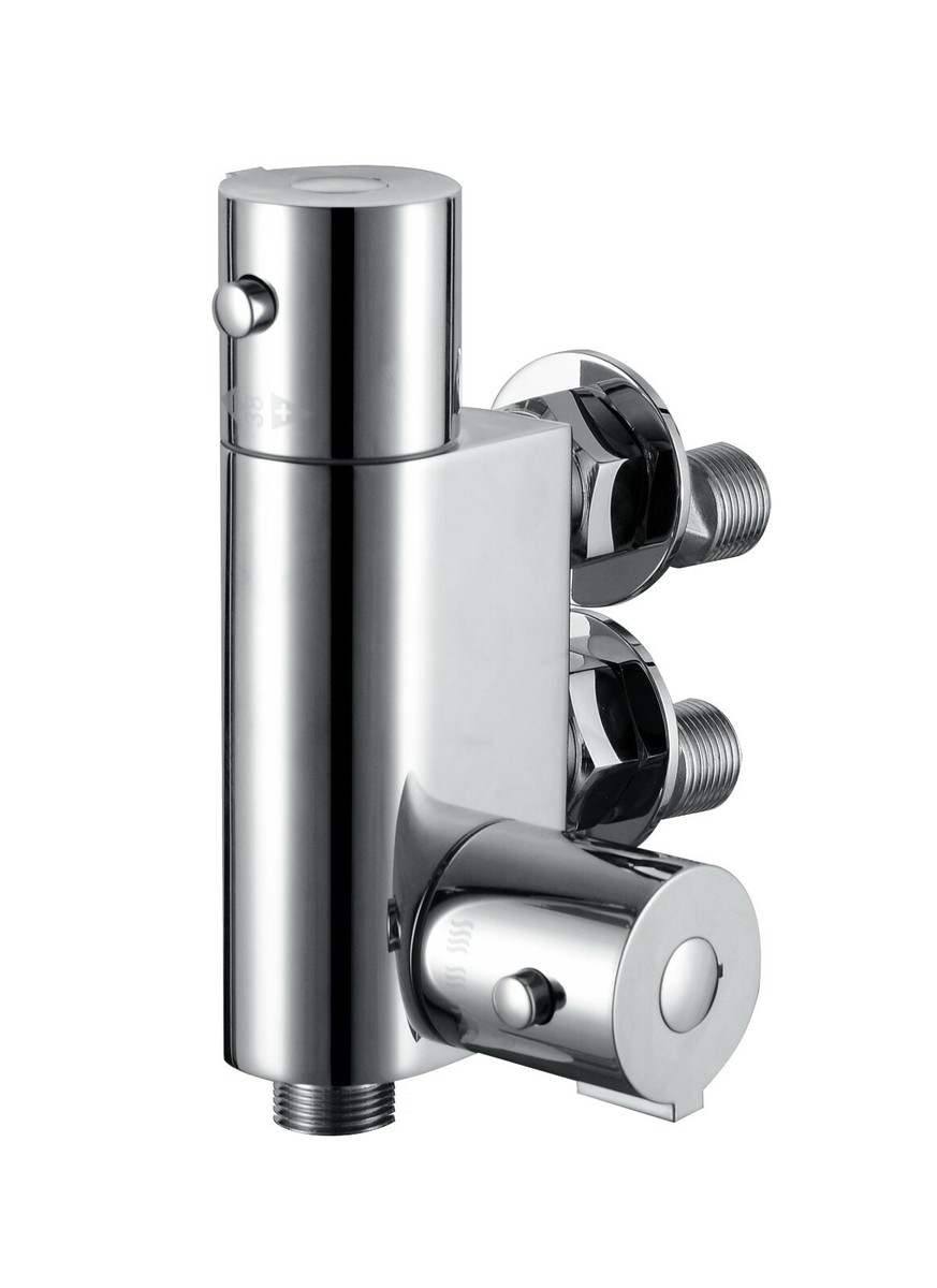 Kit Doccia Musulmana Bidet Termostatico – Rubinetto Bagno Con Doccetta, Tubo Telescopico E Finitura Cromata, Per Bidet E WC