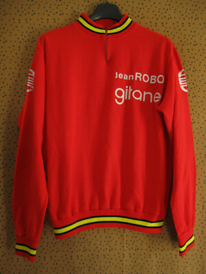 Maillot vélo vintage Gitane Jean Robo - Équipements vélos