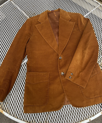 Vintage Pioneer Wear Corduroy 42 Brown Western Corduroy Blazer Jacket used - Picture 2 of 7