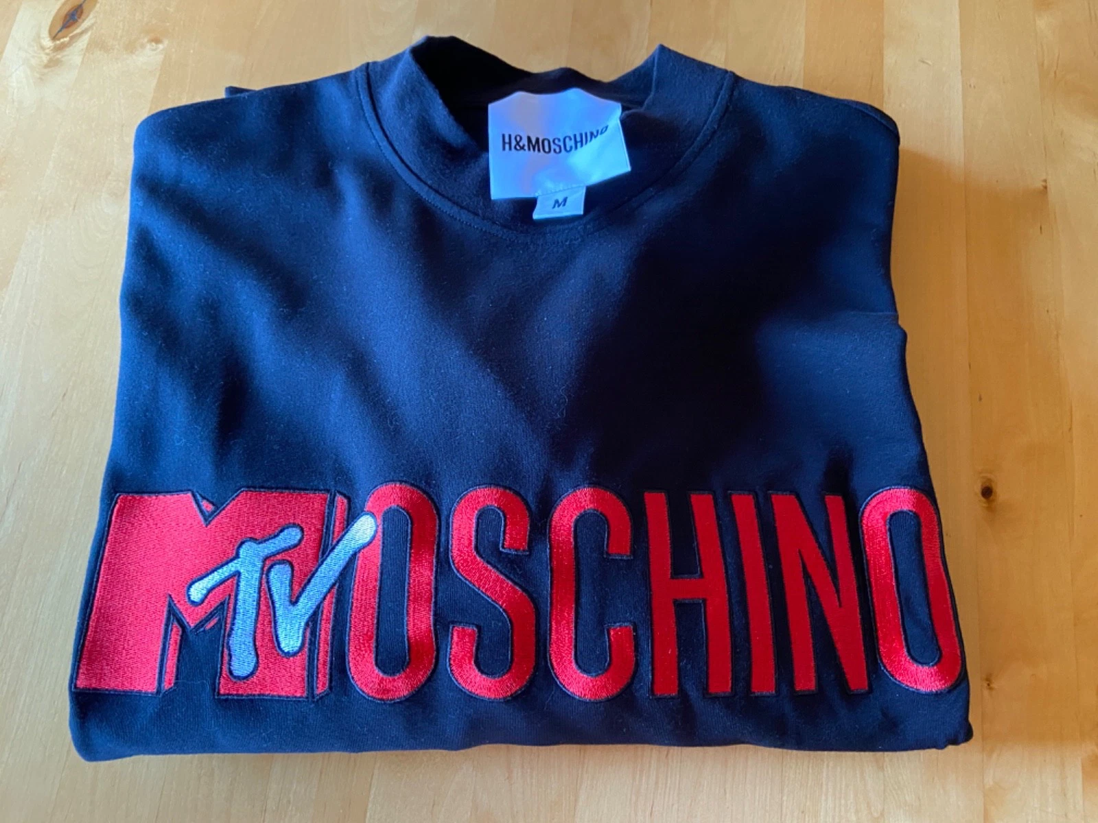 Moschino H&M HM Maglione Camicia MTV Felpa Vestito Tg M XL Unisex