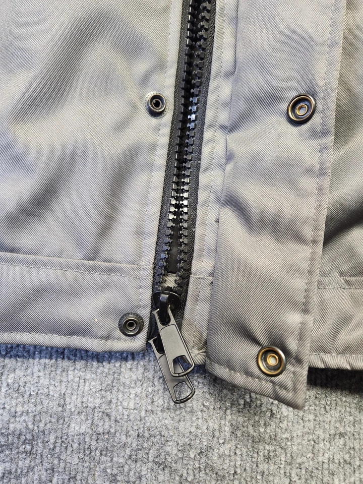 Chaqueta de Trabajo Acolchada con Capucha XL Craftsman Para Hombres Gris Negro Abrigo de Poliéster Aislado Foto 3 de 4