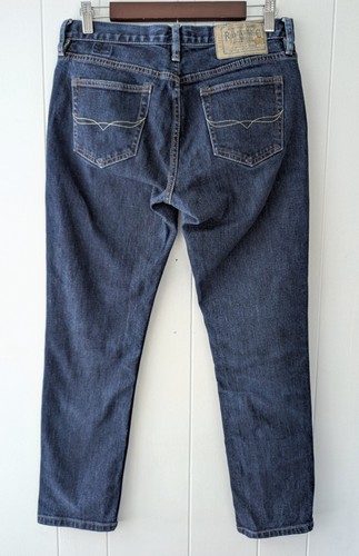 Ralph Lauren Thompson 650 Jeans 30x27 Blue Stretch Straight Leg Mid Rise Slim - Picture 4 of 11