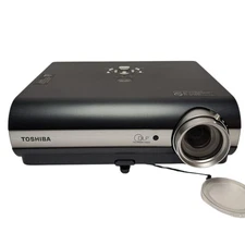 TOSHIBA TDP-T45 Portable Data Retro Gaming PC VCR Blu-Ray Projector Works 