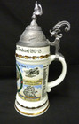 GERMAN 1. MARINE LUFTSCHIFFER REGT. TONDERN BEER STEIN 1912-13  WOMAN ON BOTTOM — photo 2