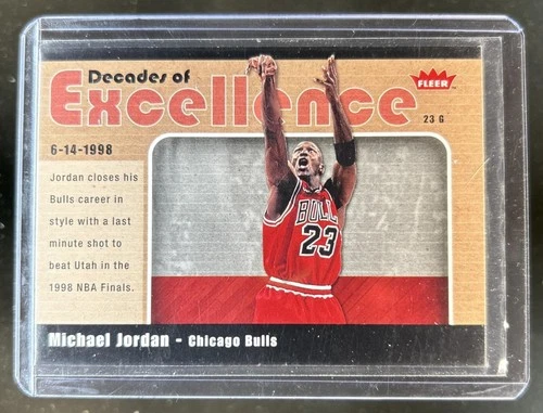 2007-08 Fleer Michael Jordan Decades of Excellence Glossy #10 Bulls