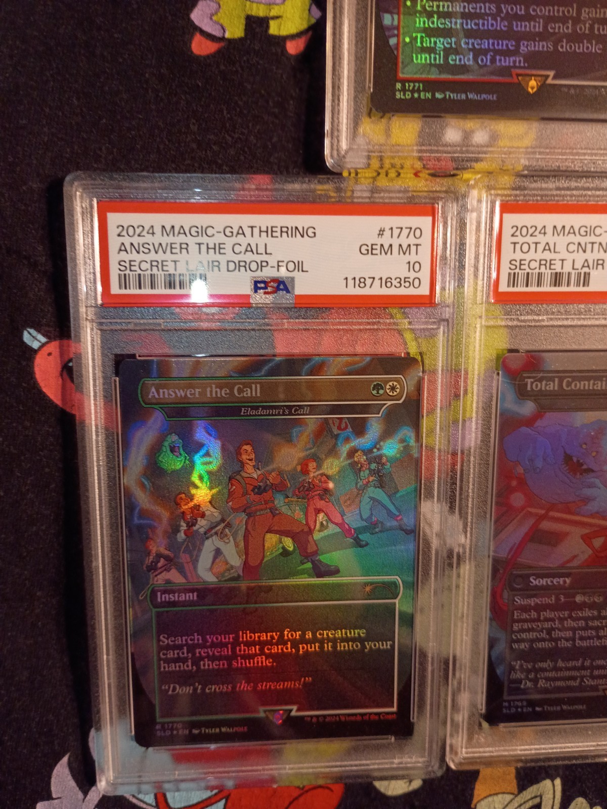 Secret Lair The Real Ghostbusters Magic the Gathering MTG Set Graded PSA 10s 9s view 4