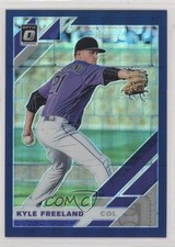 2019 Panini Donruss Optic Blue Pandora Prizm 89/99 Kyle Freeland #126 ib6