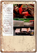1983 Cadillac Vintage Auto Ad Retro Look Reproduction Metal Sign A14906