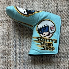 Scotty Cameron Custom Shop Robin EggBlue Johnny Racer Blade Putter Cover New