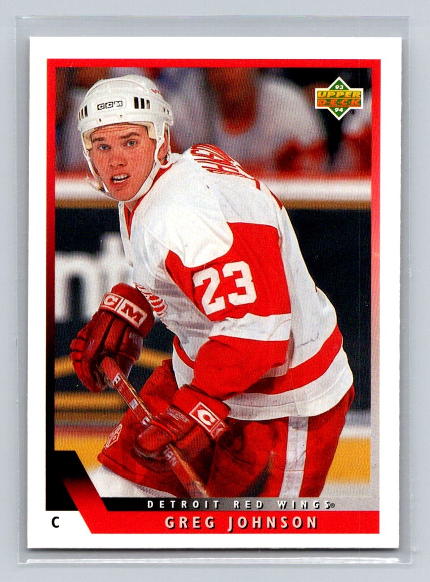 1993-94 Upper Deck #452 Greg Johnson Detroit Red Wings