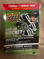 2021-22 Upper Deck Series 2 NHL Hockey Mega Box - Factory Sealed