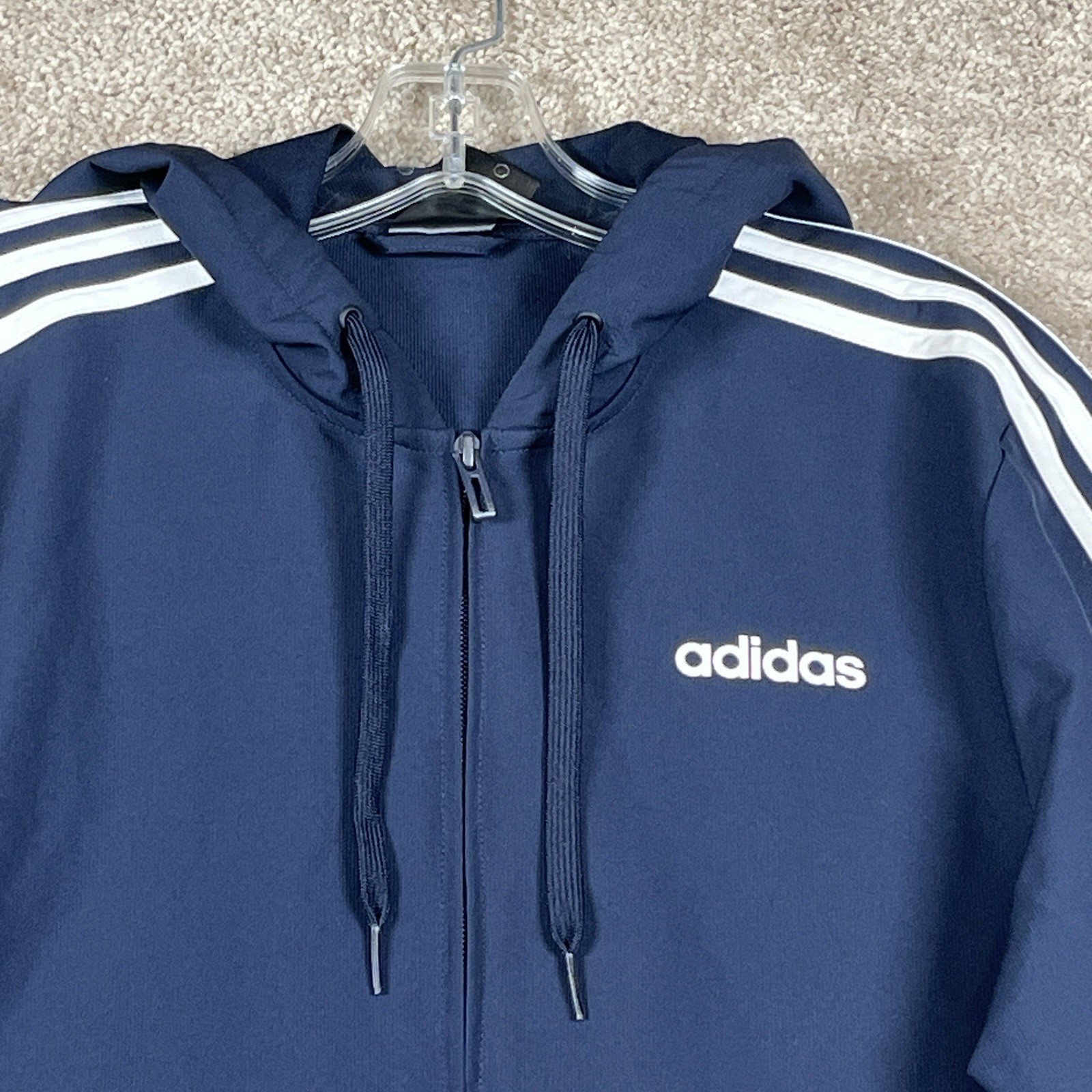 Adidas Essentials Windbreaker Track Jacket Mens S… - image 3