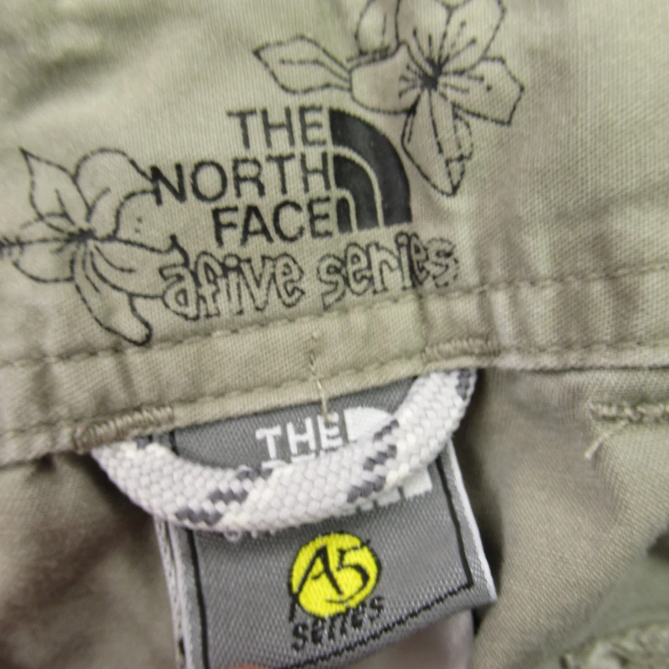 North Face 裤子女式 8 直筒工装袋轻便绿色 — 第 3/4 张图片