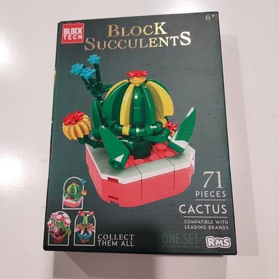 Cactus Bricktanicals Brick Craft Flower Shop Botanical Brick Set Succulent