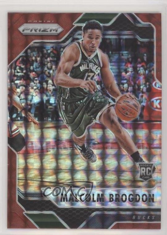2016-17 Panini Prizm Mosaic Red Malcolm Brogdon #65 Rookie RC 00bf