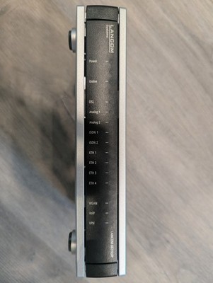 LANCOM Systems 883 VoIP Router VDSL2/ADSL2+ over ISDN + 2x TAEF Adapter