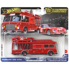 # 1/64 Hot Wheels Team Transport #83 - Fiat 642 RN2 Bartoletti + Ferrari 250 Gto