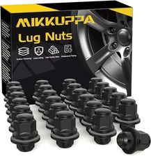 "MIKKUPPA 20Pcs Black M12X1.25 Lug Nuts for Nissan Infiniti Factory Wheels "