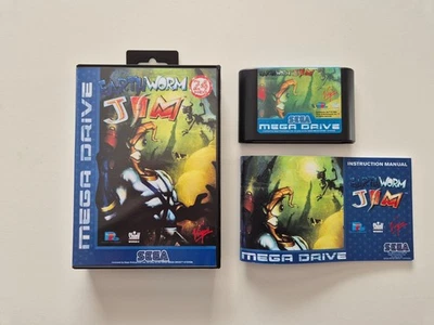SEGA Megadrive Earthworm Jim PAL (Read Description)