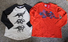 NWT Hanna Andersson Boys 140 Dinosaur Lot Long Sleeve Tee Top 10