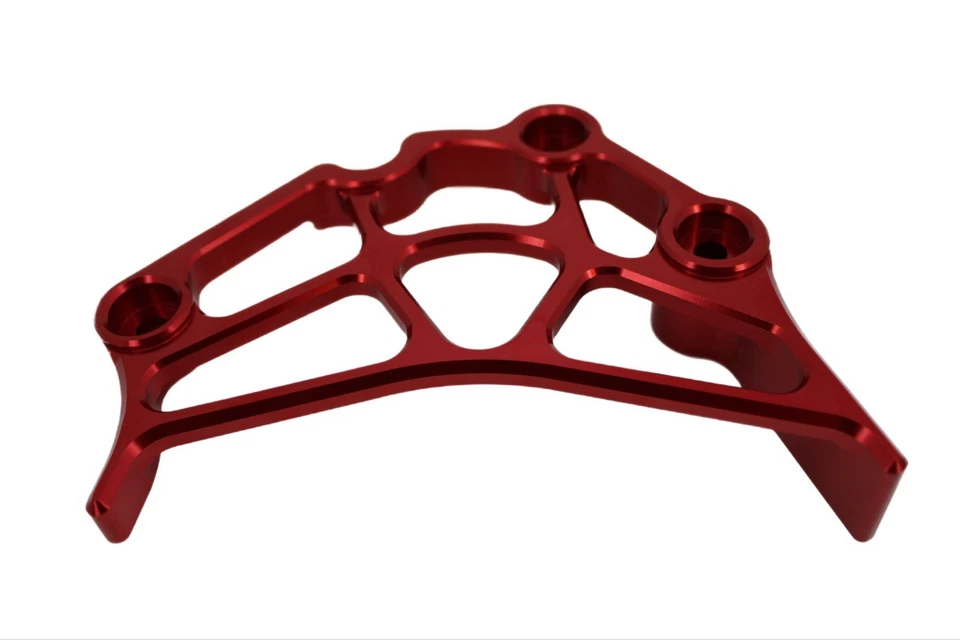 Protector de cadena cubierta de piñón de palanquilla PPS RACING para Kawasaki KLX110 KLX110L rojo Foto 4 de 4