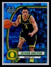 Jackson Shelstad Oregon Ducks 2024-25 Bowman University Chrome Sapphire #77