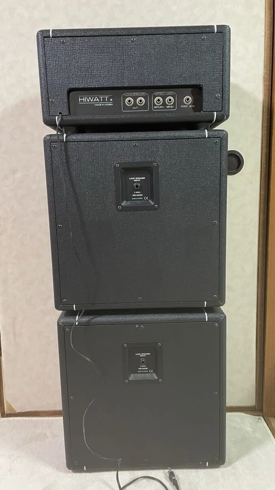 HIWATT Custom 20HD & HW-405SE Stack Amp 100V - Photo 2/4