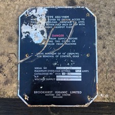 Makers Name Plate Aluminium 