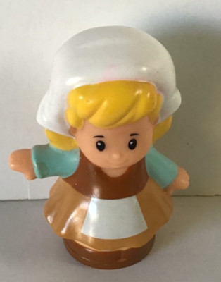 Rare Disney Little People Cinderella In Apron Figure. Maiden Rags 2014