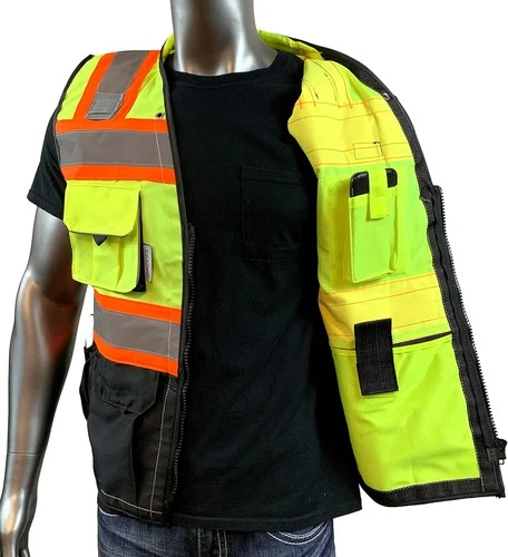 Black Series Safety Vest Yellow Black XL image 4