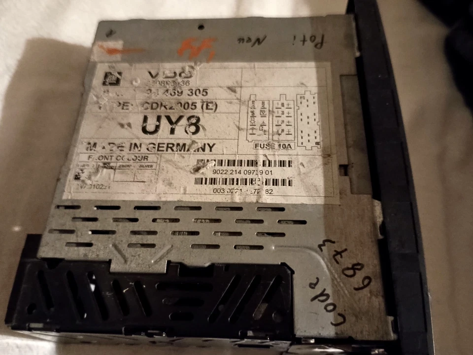 VDO CDR 2005 Opel Autoradio CD Corsa Meriva Omega Signum Vectra 24469306 uy8 - Bild 2 von 3