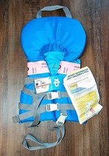 XO Infant Life Jacket Bouyant Vest 0-30lbs Coast Guard Approved Blue New