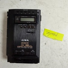 Vintage Aiwa HS-J505 Black Portable Cassette Player  Recorder - Untested