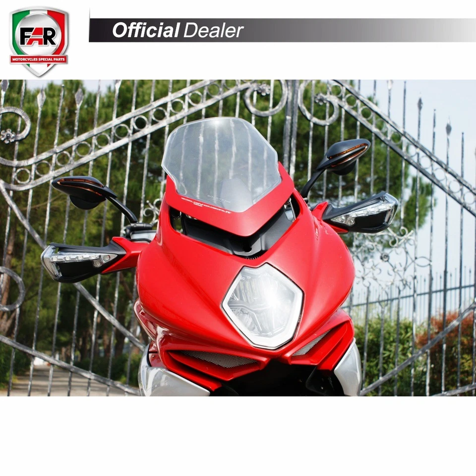 SPECCHIETTO SPECCHIO FAR 7356 SUPER VIPER DESTRO OMOLOGATO NERO DA MANUBRIO - Immagine 2 di 3