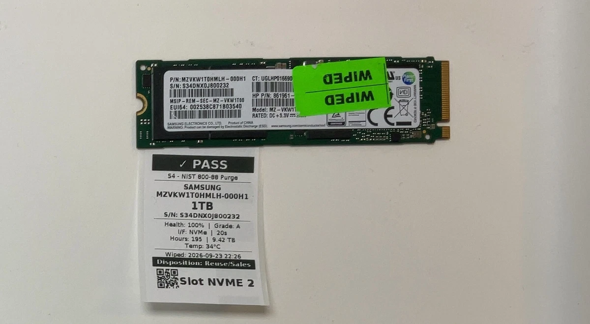 Samsung NVME Solid State Drives for sale | eBay