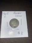 1905 S Barber Dime. $8