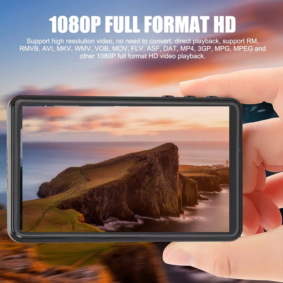 Reproductor MP3 Pantalla Táctil 4.0" 1080P HD Video 256GB Ampliable HIFI Bluetooth 5.0 Foto 4 de 4